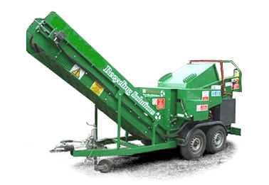 Hardmet Landforce recycling machine & multi-use waste shredder - click here for information about this machine and its many uses